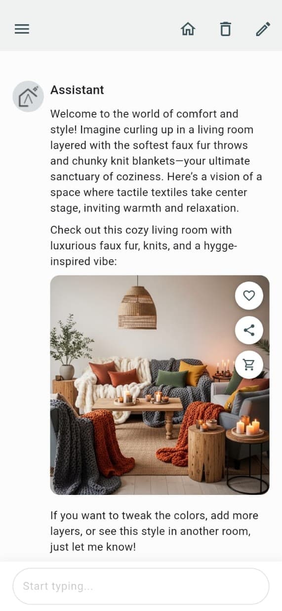 Clavis AI design assistant chat